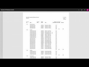 Dynamics 365 Business Central - How to Reconcile Customer Ledger Entries with GL Ledger Entries