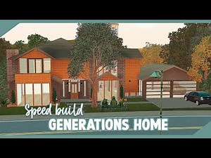 SPEED BUILD // The Sims 3 Generations Home🏠👪(Salvator Lepacy)