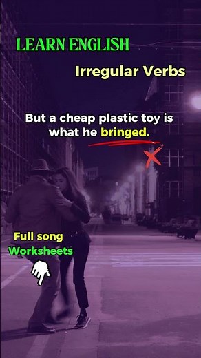 Part 2 of 4: The Complete Irregular Verbs Collection 🎶 #grammar