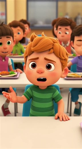 "The Lost Lunchbox 🍱 | Sharing Story for Kids"#youtubeshorts #cartoon #tiktok