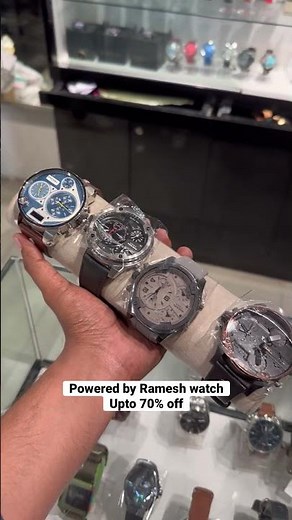 Branded watches upto 70% off at watch station international at Jubilee hill road no 36