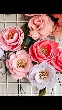 How to Make a Felt Peony Flower