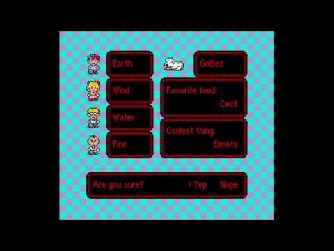 PK Scramble! Earthbound Randomizer v9.11 - Seed of the Week 23 - Back to the Angry Alligator