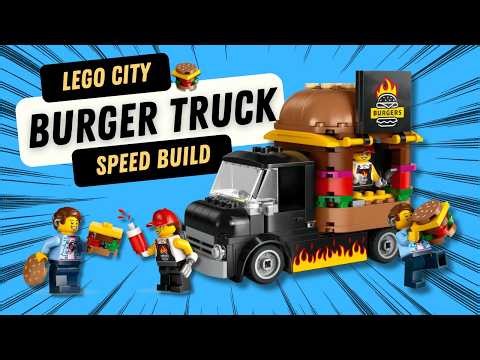 LEGO City Burger Truck Speed Build | Set 60404 Food Truck Build