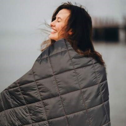 1pc Outdoor Camping Blanket - Fluffy, Foldable, Lightweight & Warm | Suitable For Outdoor, Travel, Sports, Festival, Beach, Hammock | Waterproof Backpack Blanket | SHEIN