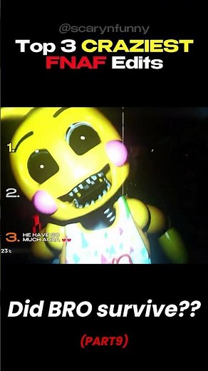 These FNAF Edits Are Insane 😳 (Top 3)