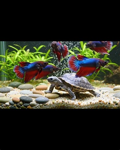 "🤜Betta Fish Team vs Taoties Baby Showdown! 🐟🔥 #betta #viral #trending #aquarium #shorts"