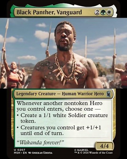 Only One Black Panther- MtG Arena Budget Value Worth Free F2P marvel super heroes