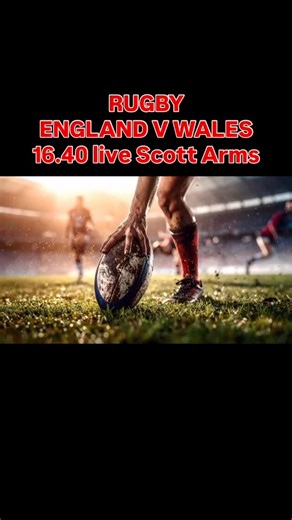 The Scott Arms, Kingston | England v Wales @ 16.40 live at the Scott Arms on our new TV! #sixnationsrugby #rugby #scottarmskingston | Instagram