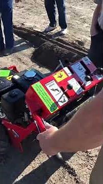 Barreto 912HM Mini Trencher Demo at the Factory