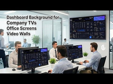 Professional Dashboard Background for Company TVs & Office Displays