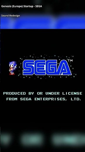 SEGA Genesis (Europe) Startup Sound Redesign