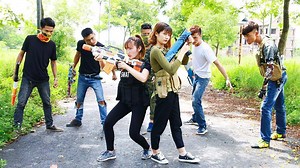 5.6K views · 102 reactions | Superhero action S.W.A.T & Invisible Man Nerf kidnappers Sniper Rescue Girl Nerf war | Nerf War Movie | Facebook