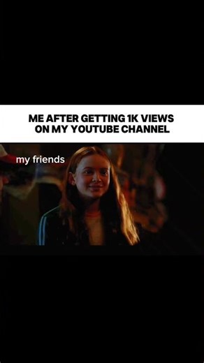 Me after getting 1k views on my YouTube channel 🤣😅#shortvideo #edit #short #strangerthings