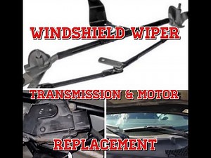 How To Replace Winshield Wiper Transmission ASSEMBLY & Motor Chevy HHR