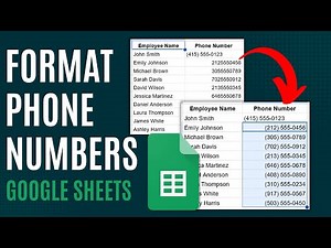 How to Format Phone Numbers in Google Sheets [Quick Guide]