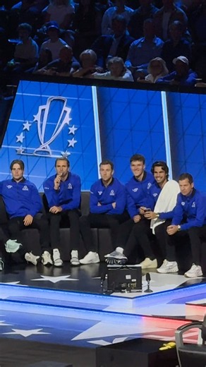 Team Europe locked in watching Laver Cup 🔒👀 #tennis #lavercup