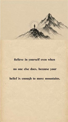 Believe in Yourself | Motivational Quote About Confidence & Strength
