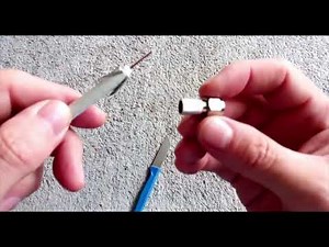 How to properly connect coaxial cable to TV