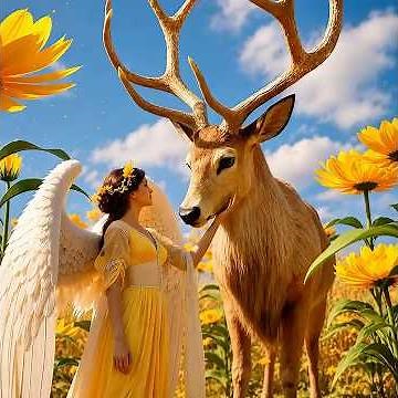 249 - Golden Wings of Peace 🕊️Angel Light - Healing Music to Relax Mind, Body & Soul