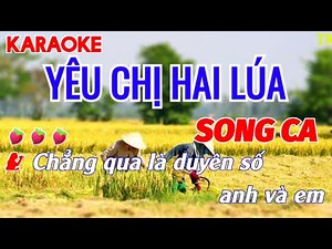 Karaoke Yêu Chị Hai Lúa Song Ca Beat Trọng Nghĩa