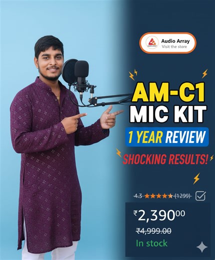 Audio Array Condenser Microphone 🎤 | Techie Munnoo