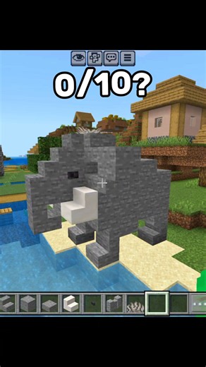 I Built the Cutest Baby Elephant in Minecraft! 🐘🥹