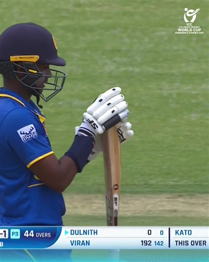 𝐇𝐈𝐒𝐓𝐎𝐑𝐘 𝐌𝐀𝐃𝐄 🤩 Viran Chamuditha registered the highest individual score in Men's #U19WorldCup history 👏 Head to link in bio for broadcast details 👉 https://www.icc-cricket.com/tournaments/u19-cricket-worldcup-2026/news/broadcast-details-for-icc-u19-men-s-cricket-world-cup | ICC - International Cricket Council