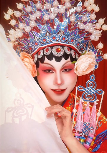 Stunning Chinese Opera Makeup Transformation