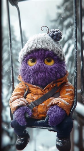 Stunning AI-Generated Snow Mountain Animation