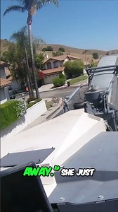 Road Removal: Old Lady's Reaction to Asphalt Being Removed! #shorts #wirtgen #asphaltmilling