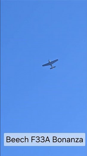 Beech F33A Bonanza Flyover