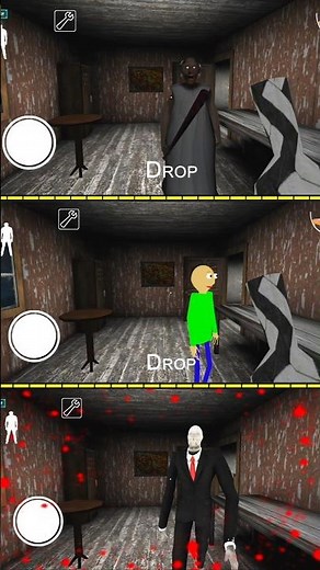 Granny Vs Baldi vs Selenderman 🔥🥵 #gaming #granny #viral #shortsfeed