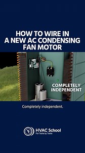 133K views · 5.3K reactions | Is never too late to learn new knowledge or skills. In HVAC School we teach everything related to HVAC. One of the examples is how to wire in a new AC condensing fan motor. These simple steps make it easy to learn and understand Watch the full video on how to wire in a new AC condensing fan motor on HVAC School website or by clicking the following link. https://buff.ly/40B9rIN #HVACbasic #HVACSchool #AC #Guide | HVAC School | Facebook