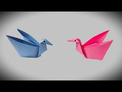ORIGAMI SWAN | ORIGAMI INSTRUCTIONS | EASY DIY - SWAN