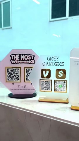 Personalized QR Code Sign – Business Payment & Social Media Board, Crown Shape, T2 - Etsy
