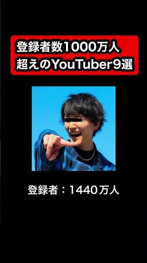 9 YouTubers with over 10 million subscribers