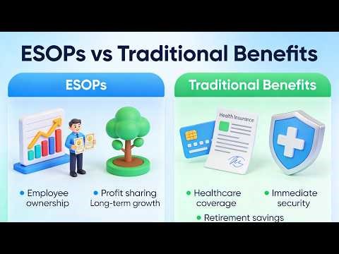 ESOPs vs Traditional Benefits Decoded (8 Minutes)