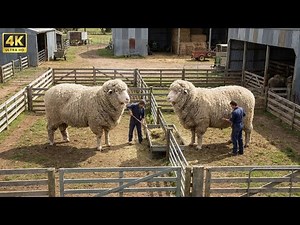 How Sheep Are Raised on a Farm – From Morning to Evening