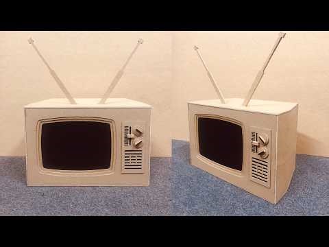 Making a Realistic Vintage TV | Only Cardboard!