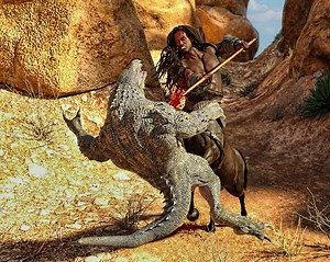 Centaur Hunting 3D Render, Digital Art by maru_berlin