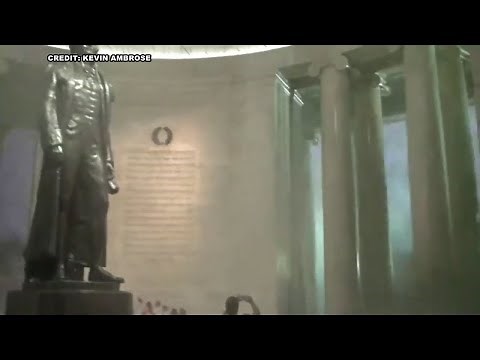 Derecho 2012: Video from inside Jefferson Memorial shows powerful storm moving across DC region