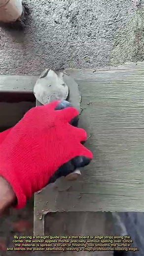 Clean Plaster Edge Hack – Perfect Corners in Seconds!