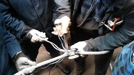 How to to braid a loop on a steel cable