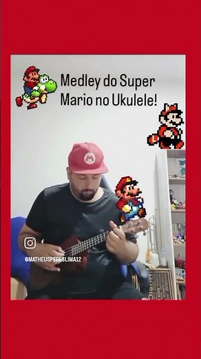 Super mario medley on ukulele