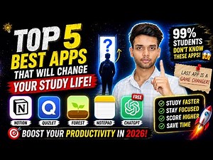 Top 5 Best Apps Every Student Must Use in 2026 🔥 (99% Students Don’t Know)