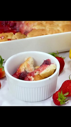 Old Fashioned Berry Cobbler is super easy to make with only 10 minutes of prep time, and completely delicious. Get ready for the best cobbler of your life! ✅Recipe: https://thestayathomechef.com/old-fashioned-cobbler/ | The Stay At Home Chef