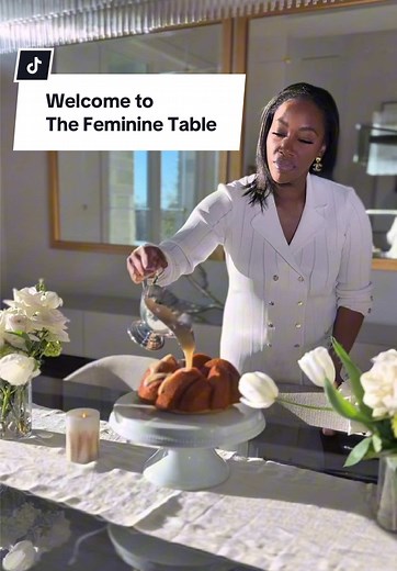 The return to feminine hospitality begins here. A table is not just a place to eat—it is where warmth, beauty, and intention meet. Welcome to 𝘛𝘩𝘦 𝘍𝘦𝘮𝘪𝘯𝘪𝘯𝘦 𝘛𝘢𝘣𝘭𝘦—where we gather in 𝗲𝗹𝗲𝗴𝗮𝗻𝗰𝗲.