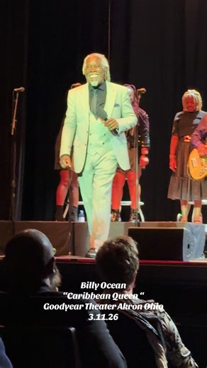 Billy Ocean Live: Caribbean Queen Performance in Akron