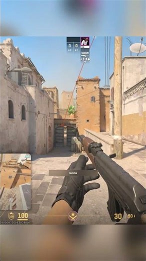 CS2 - Meta Mid Door Smoke On Dust2 #cs2 #shorts